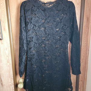 Stretchy Lace Mini Dress